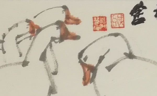 史国良国画作品局部图-1