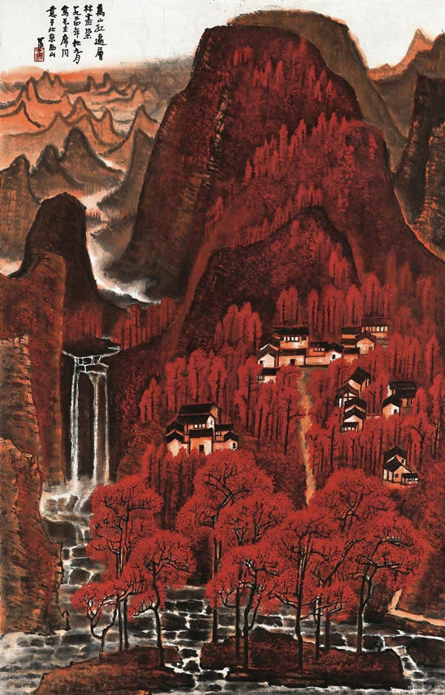 李可染 《万山红遍》