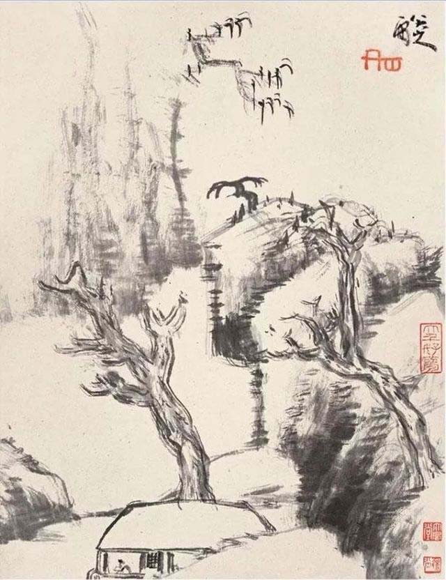 八大山人、石涛《杂画册》