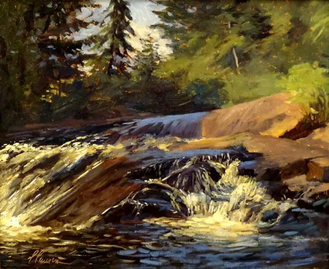 加拿大风景油画作品欣赏