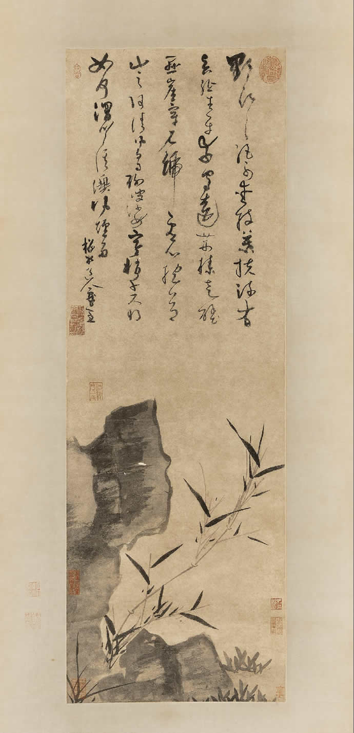墨竹画拍卖市场精彩频现丨最贵的几幅竹子作品-名人字画网