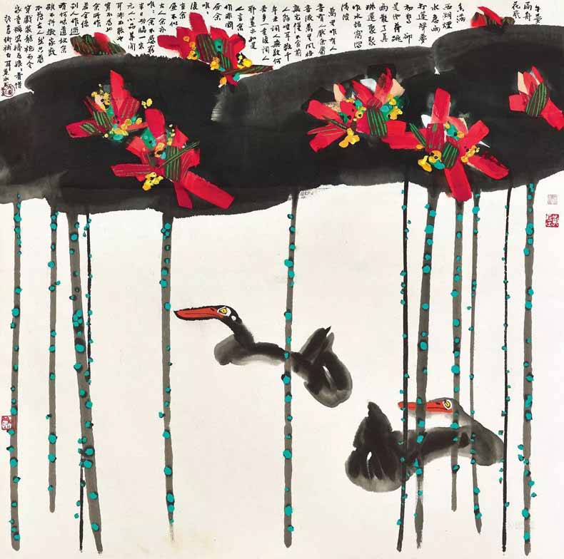 黄永玉最贵的荷花作品有哪些?