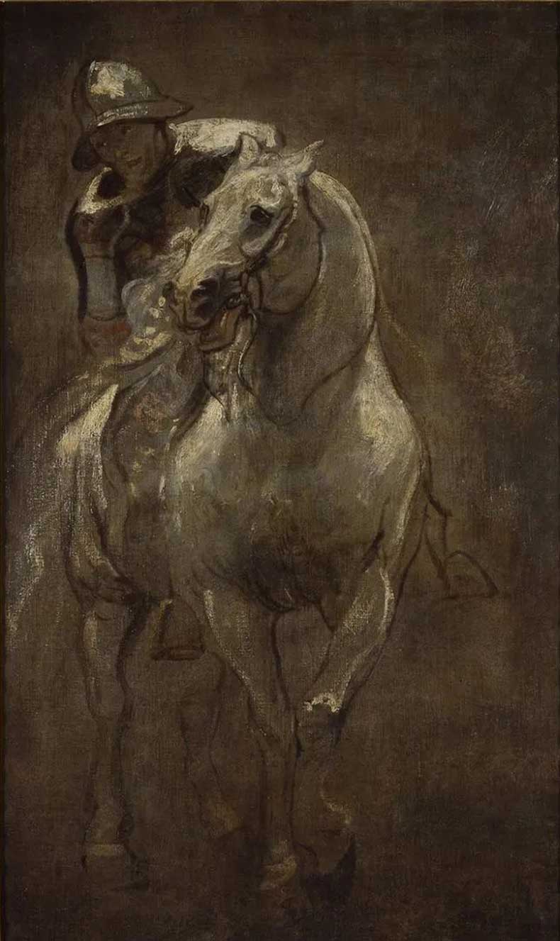 安东尼·凡·戴克在1616年前后创作的《马背上的士兵》